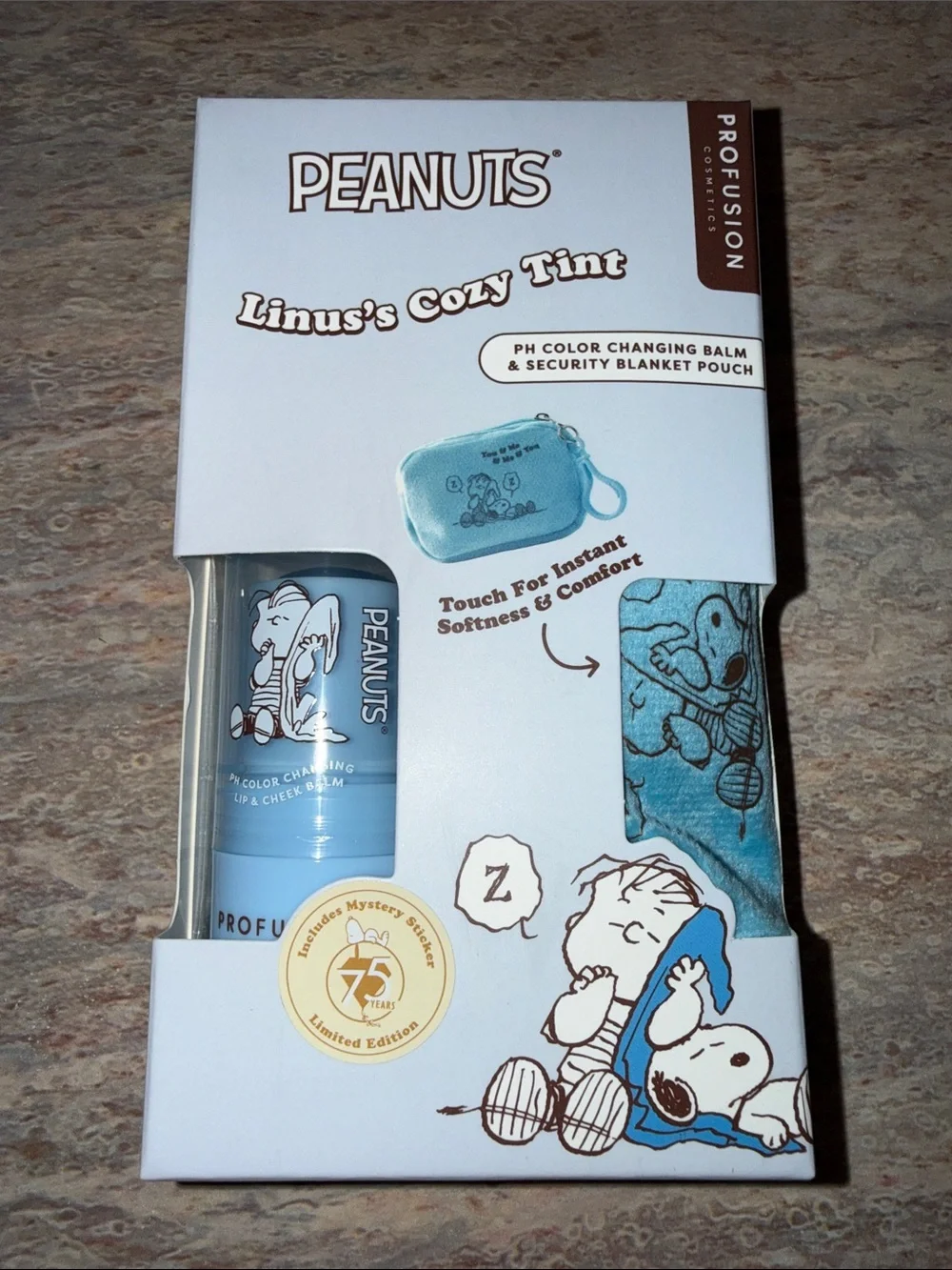 Peanuts x Profusion Cosmetic Pouch & Tint